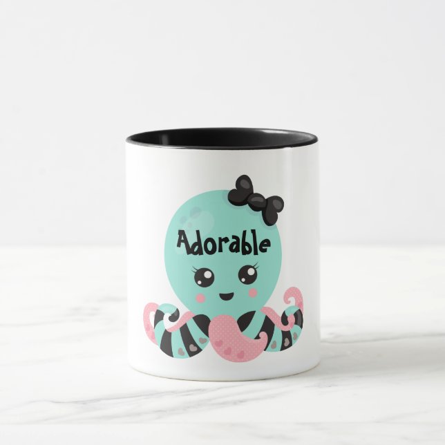 Caneca Kawaii Octopus Design (Centro)