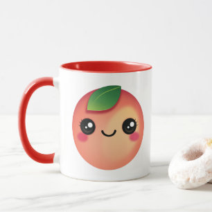 Caneca Kawaii Peach Mug