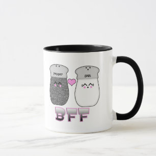 Caneca Kawaii Sal e Pimenta BFF