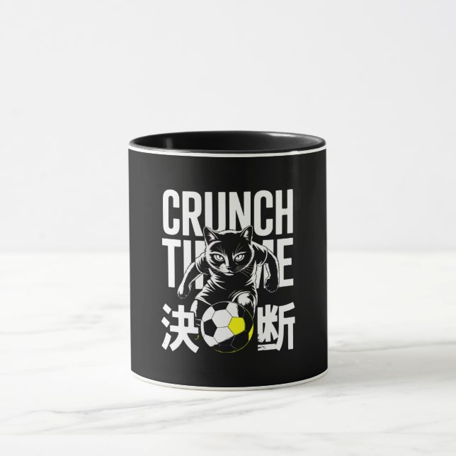 Caneca Kawaii Soccer Cat Mugs - Game Day Motivation (Centro)