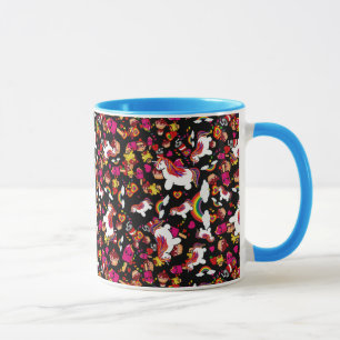 Caneca Kawaii Unicorn Cupcake Doodles Personalizado