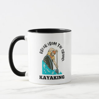 Caneca Kayaking BFTG (Preto) Café Mug