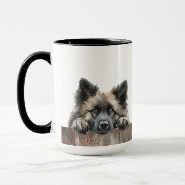 Caneca Keeshond Dog Mug (Esquerda)