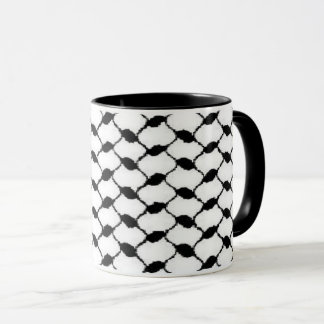 Caneca keffiyeh da Palestina