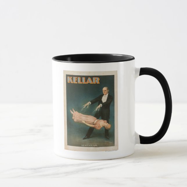 Caneca Kellar Levitation Magic Poster nº 1 (Direita)