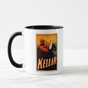Caneca Kellar Mágico Bebendo Vinho com o Diabo