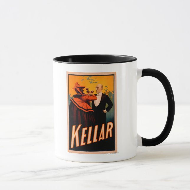 Caneca Kellar Mágico Bebendo Vinho com o Diabo (Direita)