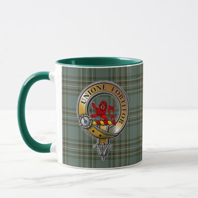 Caneca Kelly Tartan e Crachá (Esquerda)