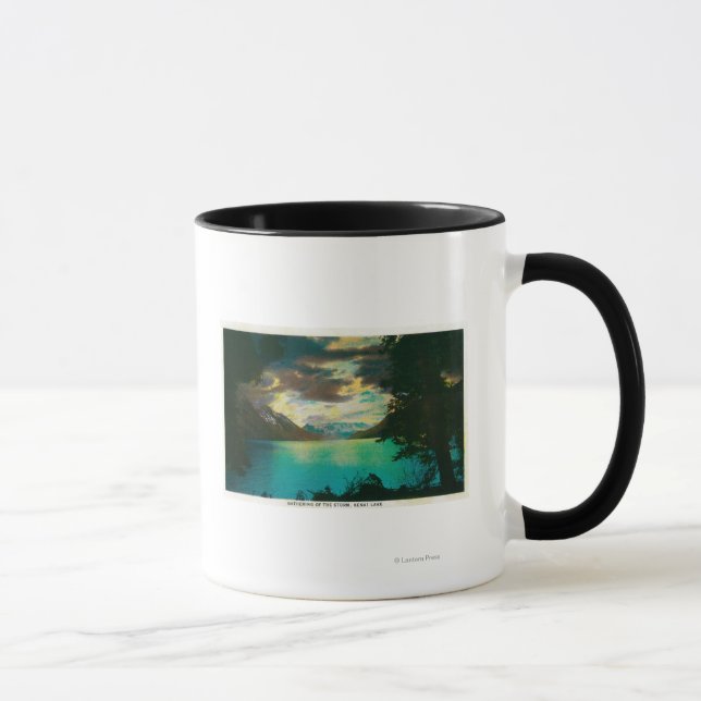 Caneca Kenai Lake, Alaska com Encontro de Tempestade (Direita)