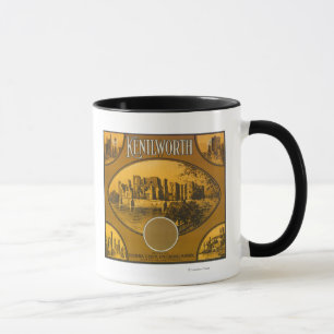 Caneca Kenilworth LabelRiverside alaranjado, CA