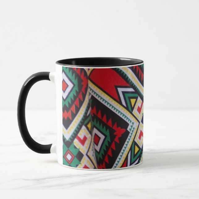 Caneca Kente Geometric Tapestry (Esquerda)