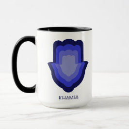 Caneca Khamsa Blue Mug