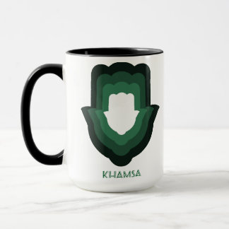 Caneca Khamsa Green Mug