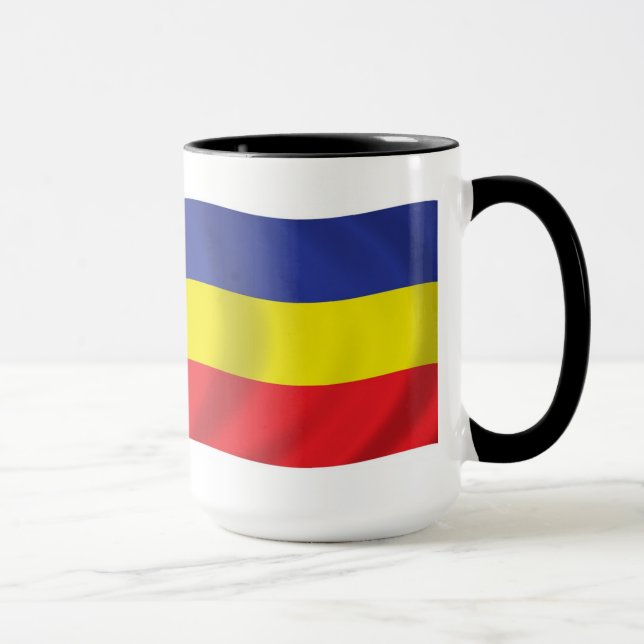 Caneca Khmer Kampuchea Krom Flag Mug (Direita)