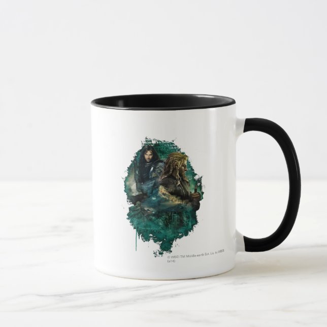 Caneca Kili & Fili sobre Erebor (Direita)