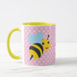 Caneca Kindertasse Biene - Hier schlürft |