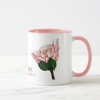 Caneca King Protea Beautiful Life Mug
