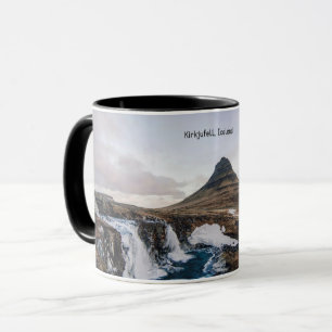 Caneca Kirkjufall, Church Mountain, Islândia