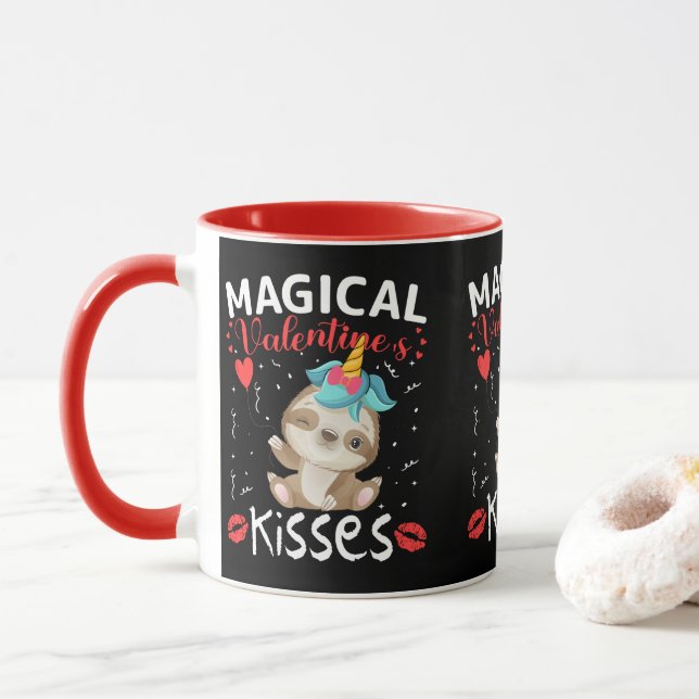 Caneca Kisses de Namorados mágico (Com Donut)