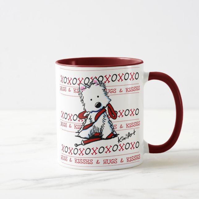 Caneca Kisses & Hugs Westin Dog Mug (Direita)