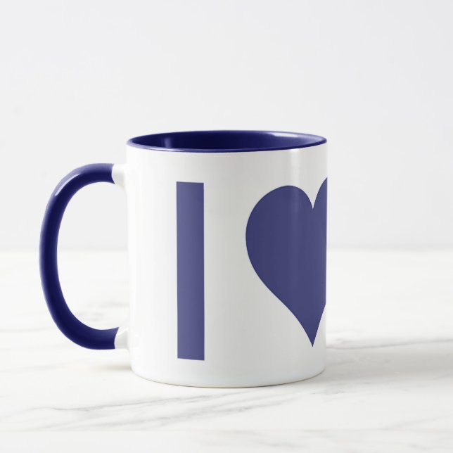 Caneca Kitschen Fatty Coffee Lover Azul Deli (Esquerda)