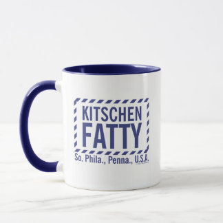 Caneca Kitschen Fatty Logo Deli Azul