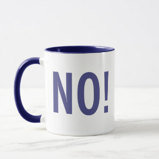 Caneca Kitschen Fatty NÃO! Deli Azul