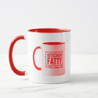 Caneca Kitschen Gorty Kitschen Logotipo gordo Mug Vermelh
