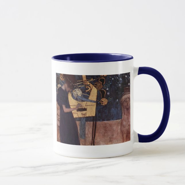 Caneca Klimt Gustav Música (Direita)