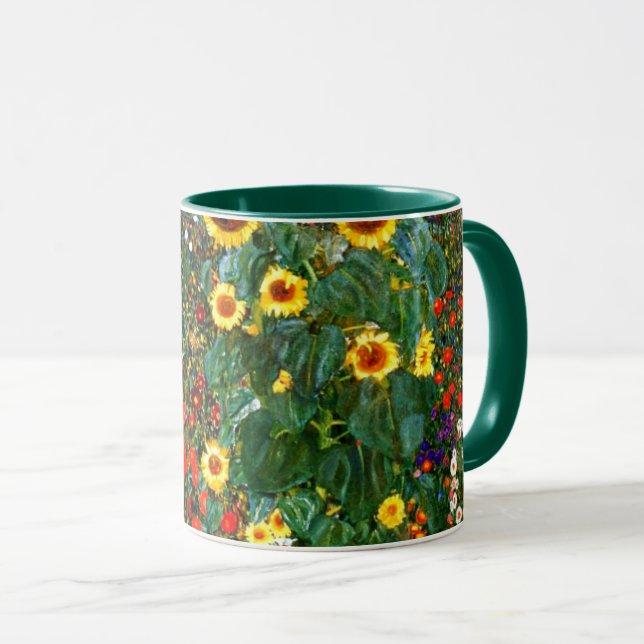 Caneca Klimt - Jardim Flor (Frente Esquerda)