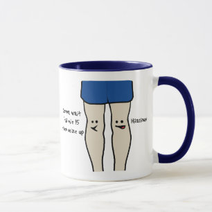 Caneca Knees de corredores