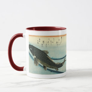 Caneca Koi (Carp) - Impressão de Peixe Japonês de Hiroshi