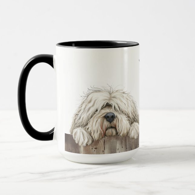 Caneca Komondor Dog Mug (Esquerda)