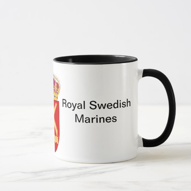 Caneca Kungliga Kustartilleriet, fuzileiros navais suecos (Direita)