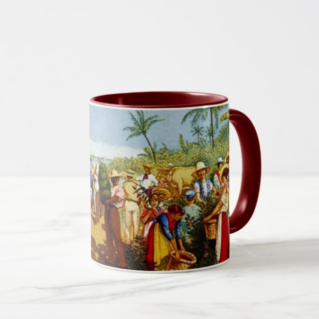 Caneca "La Alegoria del Cafe" (Frente Esquerda)