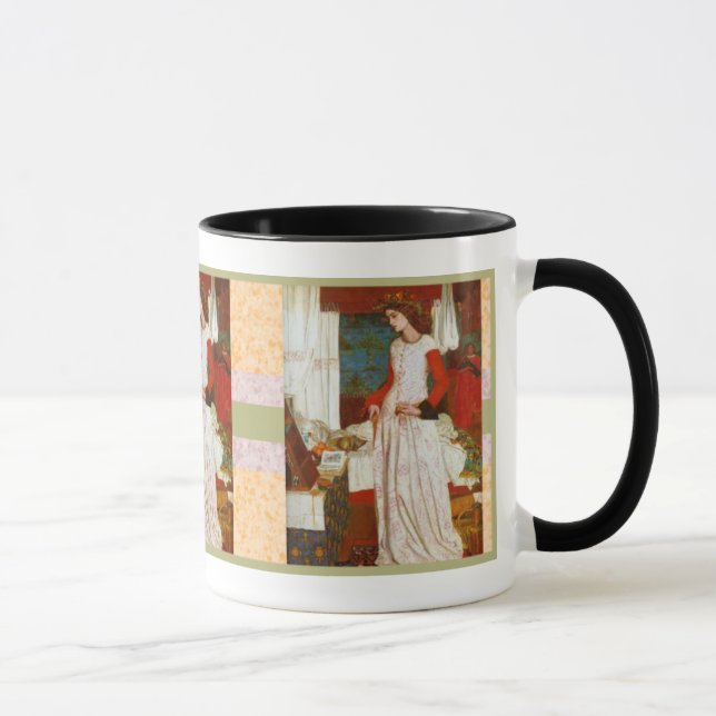 Caneca La Belle Iseult ~ William Morris (Direita)