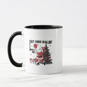 Caneca Lá Fora, Batendo Basquete, Esportes De Natal