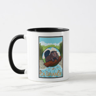 Caneca La grandioso, OregonBeaver e árvores