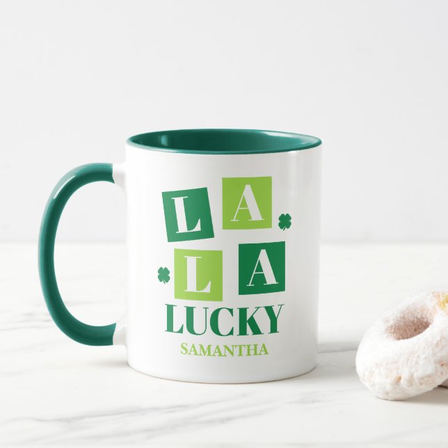 Caneca La La Lucky St. Patrick’s Day (Com Donut)