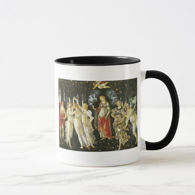 Caneca La Primavera por Sandro Botticelli (Direita)