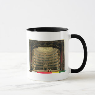 Caneca La Scala, Milão, durante um desempenho