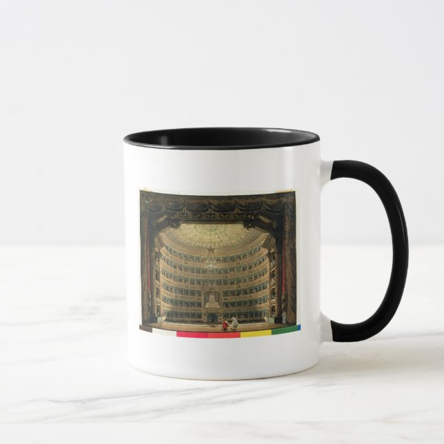 Caneca La Scala, Milão, durante um desempenho (Direita)