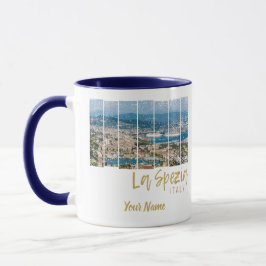 Caneca La Spezia Liguria Itália Vintage Souvenir