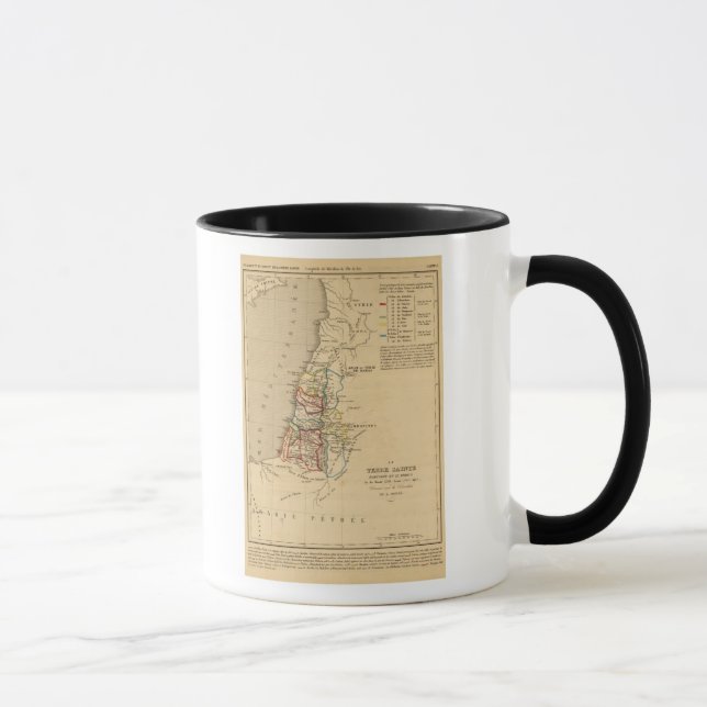 Caneca La Terre Sainte partagee en 12 tributos (Direita)