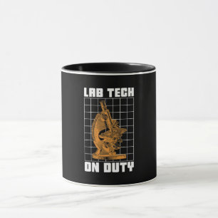 Caneca Lab Tech On Duty Chemist Laboratory Technician