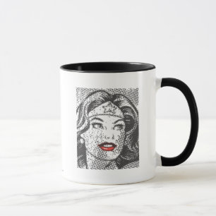Caneca Lábios vermelhos da mulher maravilhosa