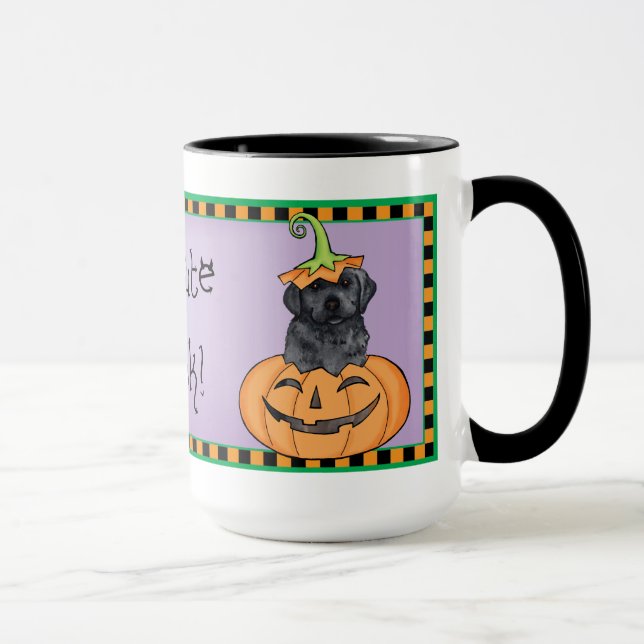 Caneca Laboratório Preto Halloween (Direita)