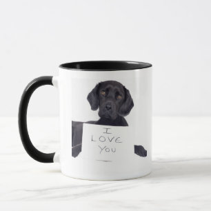 Caneca Labrador preto 13 meses