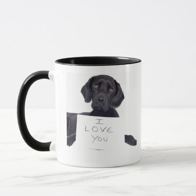 Caneca Labrador preto 13 meses (Esquerda)