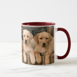 Caneca Labrador retriever amarelo